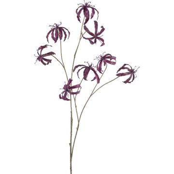 Rama artificial de gloriosa SLARHO, violeta, 110 cm