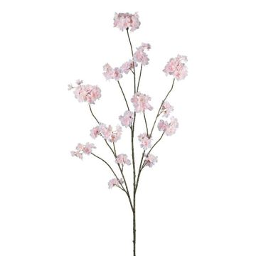 Rama artificial de cerezo japonés VORLUN con flores, rosa, 130 cm