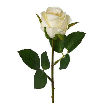 Flor artificial rosa EMBERY, crema, 45 cm