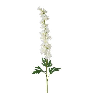 Flor artificial espuela de caballero DREANY, blanca, 90 cm