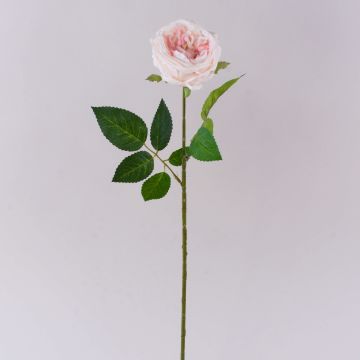 Rosa artificial MARNUK, color crema-albaricoque, 60 cm