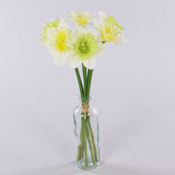 Ramo de narcisos artificiales LELA, blanco-verde, 35 cm, Ø 20 cm Ramo de narcisos artificiales LELA, blanco-verde, 35 cm, Ø 20 cm