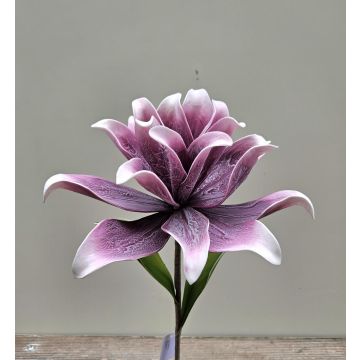 Espuma sintética camelia SINDAKLY, violeta crema, 80 cm