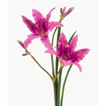 Flor artificial de azucena ZAXIL con flores, violeta, 75 cm