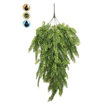 Planta artificial helecho espada SLORME, varilla, crossdoor, difícilmente inflamable, verde, 80 cm