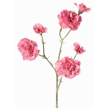 Rama artificial de clavel STURYN, rosa, 55cm, Ø2,5-6cm Rama artificial de clavel STURYN, rosa, 55cm, Ø2,5-6cm