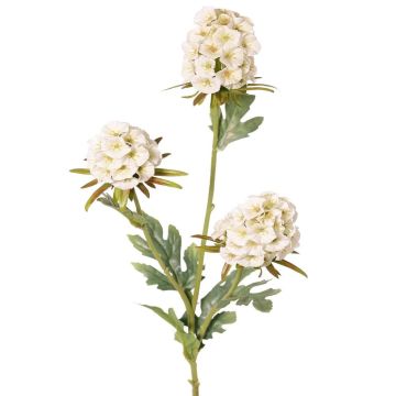 Rama artificial de clavel STERMYN, crema, 75 cm, Ø 6,5-8,5 cm