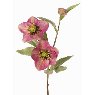 Rama artificial de rosa de Navidad SUNMYN, malva, 55cm, Ø8-10cm