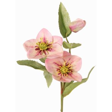 Rama artificial de rosa de Navidad SUNMYN, rosa, 55cm, Ø8-10cm