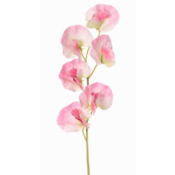 Flor artificial Lathyrus WAHNY, rosa-blanco-verde, 45cm, Ø5,5cm Flor artificial Lathyrus WAHNY, rosa-blanco-verde, 45cm, Ø5,5cm
