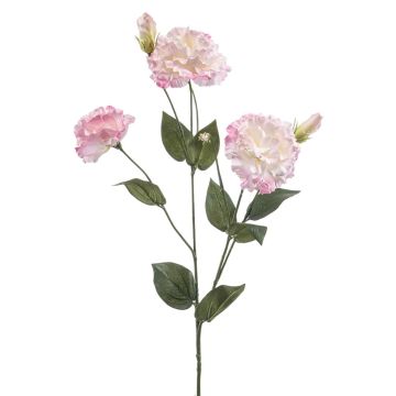 Flor artificial de lisianthus RENARA, rosa-crema, 75 cm