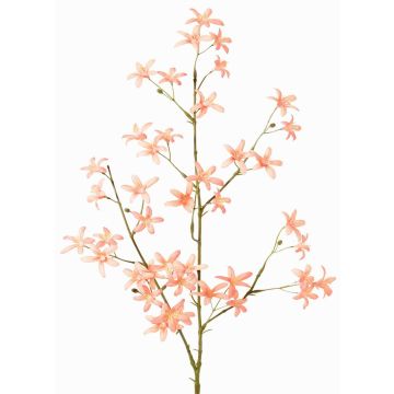 Rama artificial de saxífraga PALSIMA con flores, rosa, 75cm