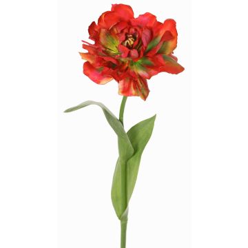 Lirios artificiales STEFANIE, rojo y verde, 65cm, Ø14cm Lirios artificiales STEFANIE, rojo y verde, 65cm, Ø14cm
