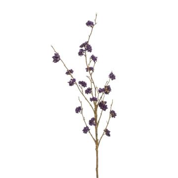 Rama artificial de silfio SILFIO con bayas, violeta oscuro, 95 cm