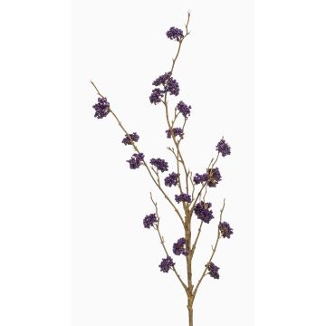 Rama artificial de silfio SILFIO con bayas, violeta oscuro, 95 cm Rama artificial de silfio SILFIO con bayas, violeta oscuro, 95 cm