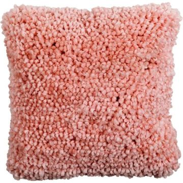 Cojín suave FALKO, rosa salmón, 50 x 50 cm