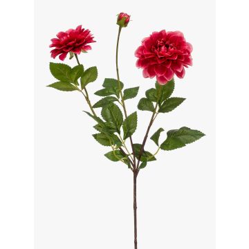 Flor decorativa dalia NAXOS con flores, rosa, 70 cm