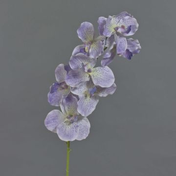 Rama artificial de orquídea Vanda LODON, lila claro-blanco, 75 cm