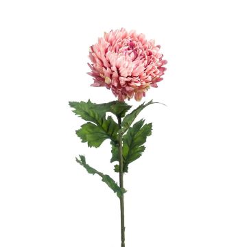 Flor artificial Crisantemo LAZO, rosa viejo, 75 cm