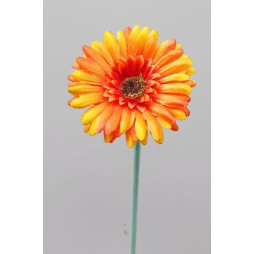 Flor artificial gerbera TEUDELINDE, naranja, 55 cm, Ø 8 cm