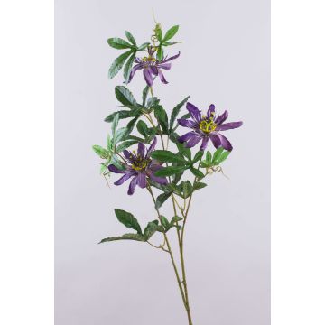 Flor decorativa pasiflora JULANDA, lila-blanca, 95cm, Ø11cm Flor decorativa pasiflora JULANDA, lila-blanca, 95cm, Ø11cm