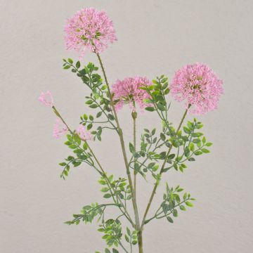 Rama artificial de ajo ornamental SMILJAN, rosa claro, 80 cm, Ø 6-7 cm