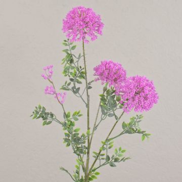 Rama artificial de ajo ornamental SMILJAN, rosa, 80 cm, Ø 6-7 cm