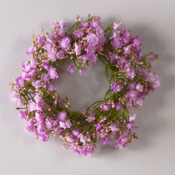 Corona de flor artificial gypsophila LITAGO, rosa-violeta, Ø 20 cm Corona de flor artificial gypsophila LITAGO, rosa-violeta, Ø 20 cm