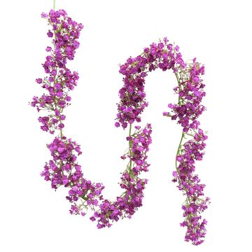 Guirnalda de flor artificial gypsophila LITAGO, violeta, 180 cm