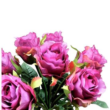 Ramo de flores artificiales rosas MURINET, violeta, 35 cm