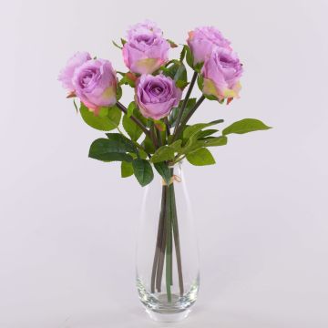 Ramo de flores artificiales rosas MURINET, lila, 35 cm