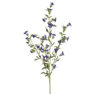 Rama decorativa de campanilla AIMI, morado oscuro y blanco, 120 cm, Ø 3-5 cm
