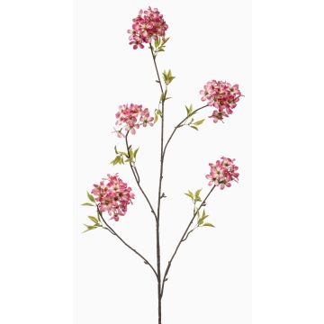 Rama artificial de cerezo ornamental SLIRKO con flores, rosa oscuro, 115 cm Rama artificial de cerezo ornamental SLIRKO con flores, rosa oscuro, 115 cm