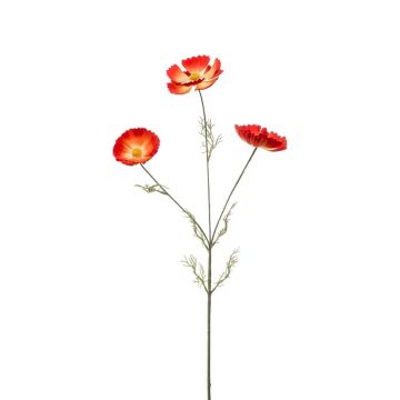 Rama decorativa con cestas BRALTO, naranja, 80 cm