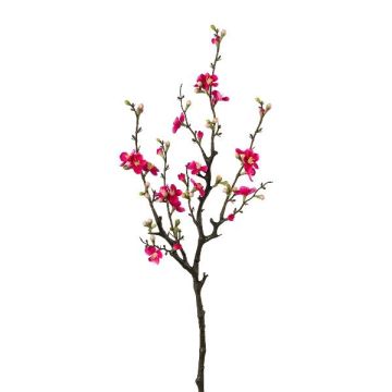 Rama artificial de flores de membrillo VORLIN con flores, cereza, 75 cm