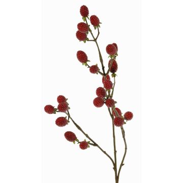 Rama decorativa de mora URUMA con frutos, roja, 90cm Rama decorativa de mora URUMA con frutos, roja, 90cm