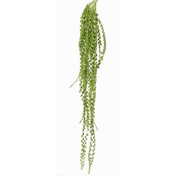 Senecio artificial colgante SANOE sobre varilla, verde, 100cm