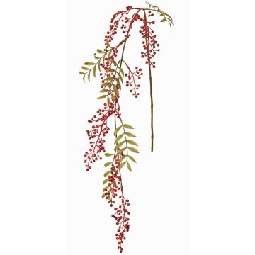 Rama de serbal artificial JANNAH con frutos, roja, 120cm Rama de serbal artificial JANNAH con frutos, roja, 120cm
