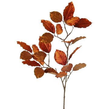 Rama de haya de terciopelo GALFHY, cobre, 70 cm