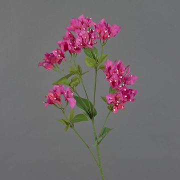 Rama de bougainvillea artificial NAJEM con flores, rosa, 80cm