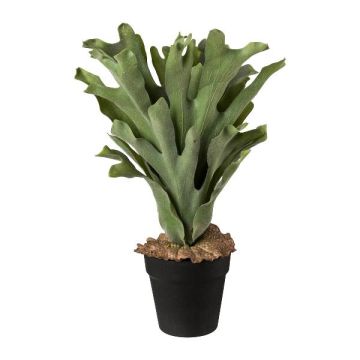 Planta artificial helecho FROHEL, maceta decorativa, verde, 45 cm