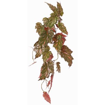 Planta artificial begonia palmata OANFIR, varilla, colgante, rosa-verde, 90cm Planta artificial begonia palmata OANFIR, varilla, colgante, rosa-verde, 90cm