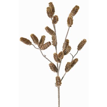 Rama decorativa de pino LONGIH con piñas, marrón-blanco, 95cm Rama decorativa de pino LONGIH con piñas, marrón-blanco, 95cm