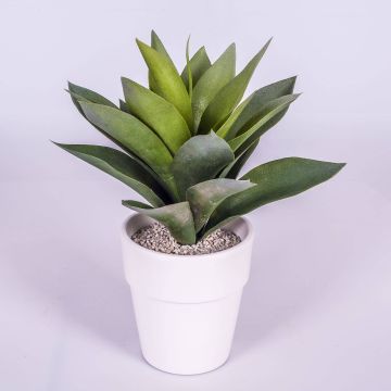Agave artificial DESIREE, macetero de terracota, verde, 30cm, Ø25cm