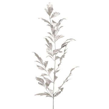 Hoja de palmera artificial MANIESO, plateada, 130 cm