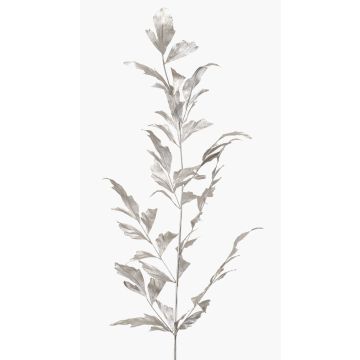 Hoja de palmera artificial MANIESO, plateada, 130 cm