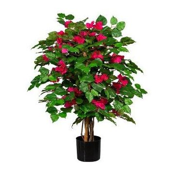 Árbol artificial buganvilla WINDEF con flores, tronco natural, crossdoor, cereza, 100 cm
