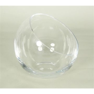 Cuenco de cristal NELLY OCEAN, transparente, 17 cm, Ø 15,5 cm