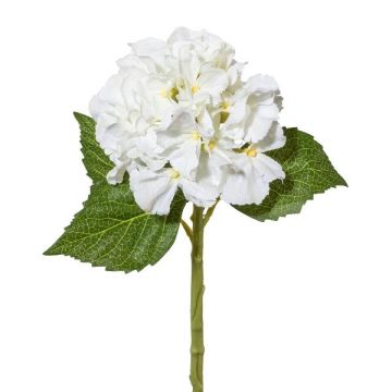 Flor artificial hortensia BLUVE, blanca, 35 cm