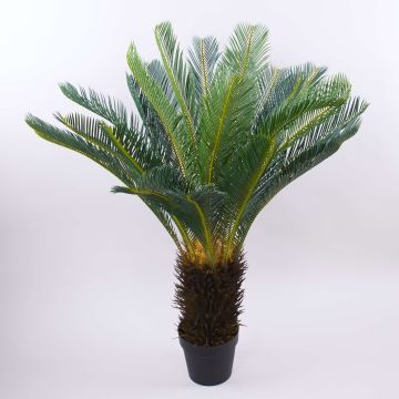 Palmera artificial Cycas WERFLI en maceta decorativa, 110cm